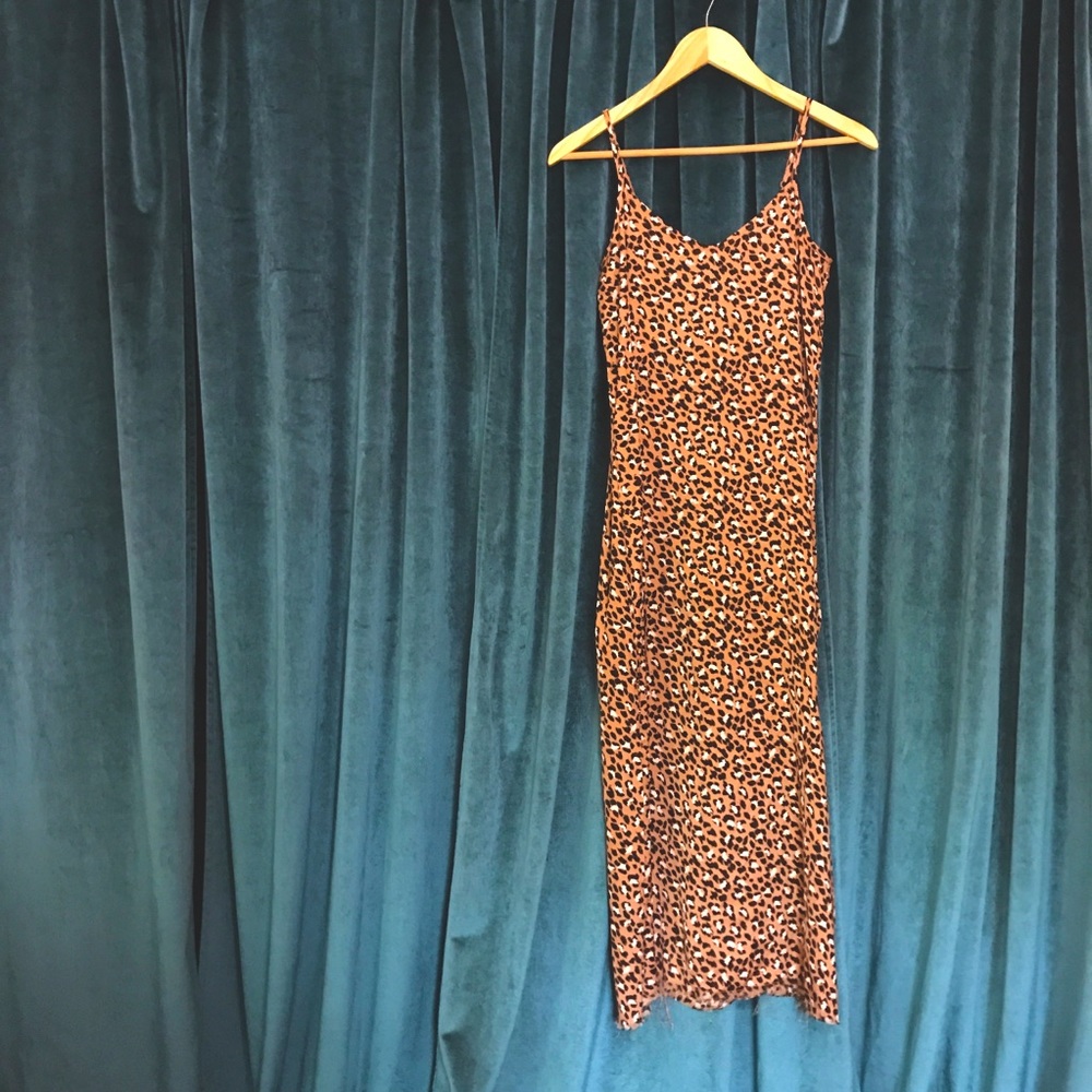 Animal Print Slip Dress | AERIE